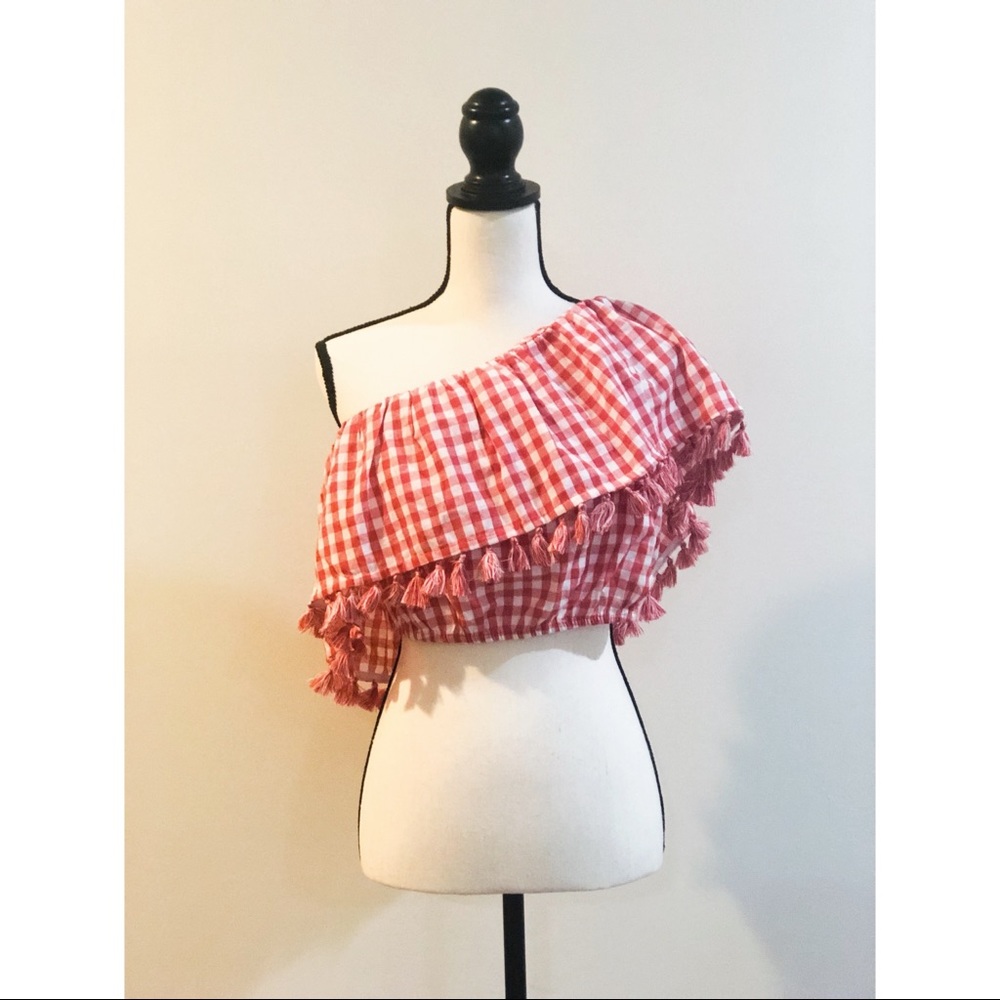 NWT One- Shoulder crop top
